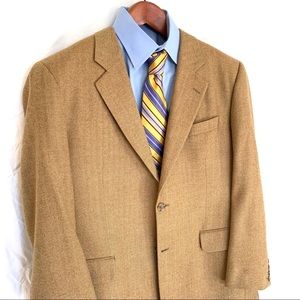 Camel hair blazer 100% Loro Piana Cashmere